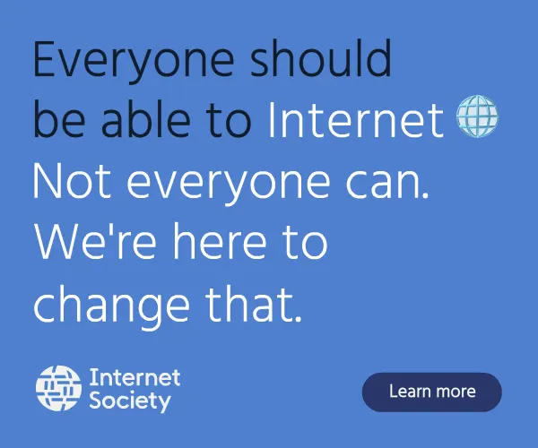 INTERNET SOCIETY Display Ad