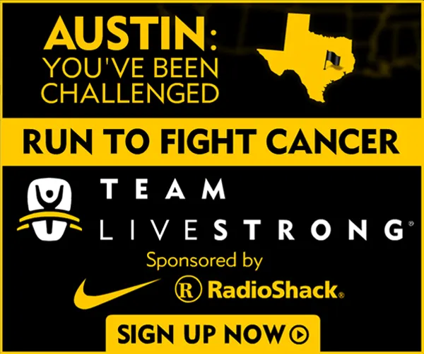 LIVESTRONG Sign Up Banner Ad