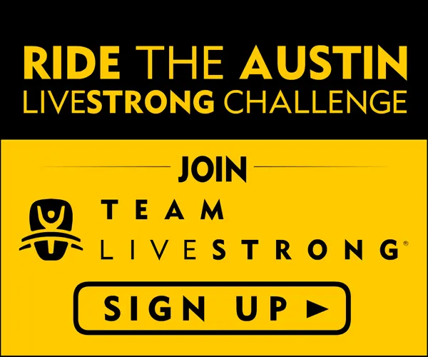 LIVESTRONG Sing up Banner Ad