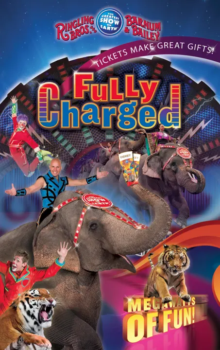 RINGLING BROS. AND BARNUM and BAILEY Fully Charged | Print design