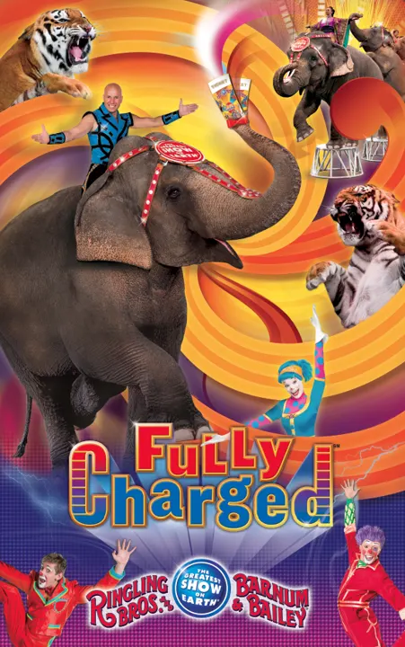 RINGLING BROS. AND BARNUM and BAILEY Fully Charged | Print design