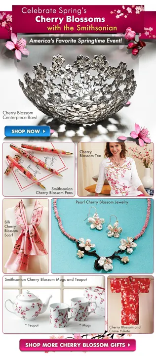 SMITHSONIAN STORE Cherry Blossom Event Store Email