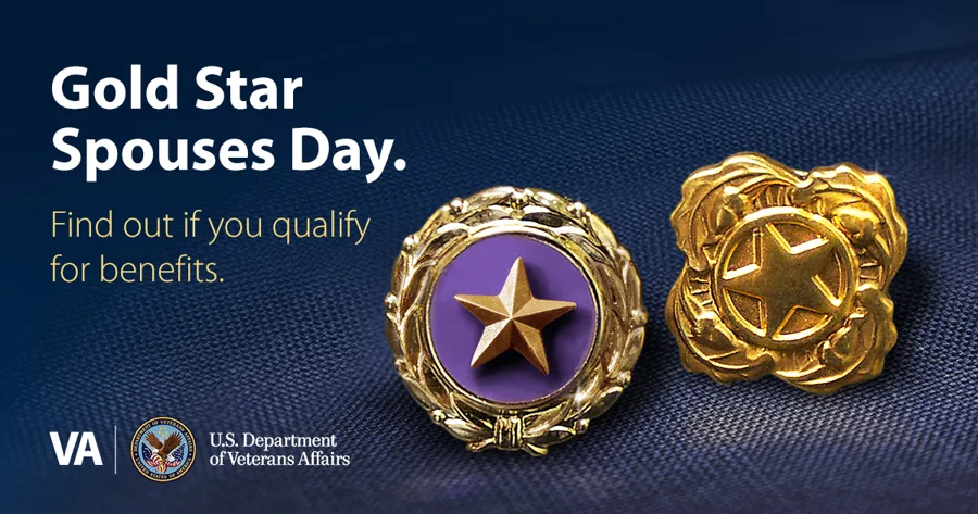 GOLD STAR SPOUCE DAY VA Social media ad