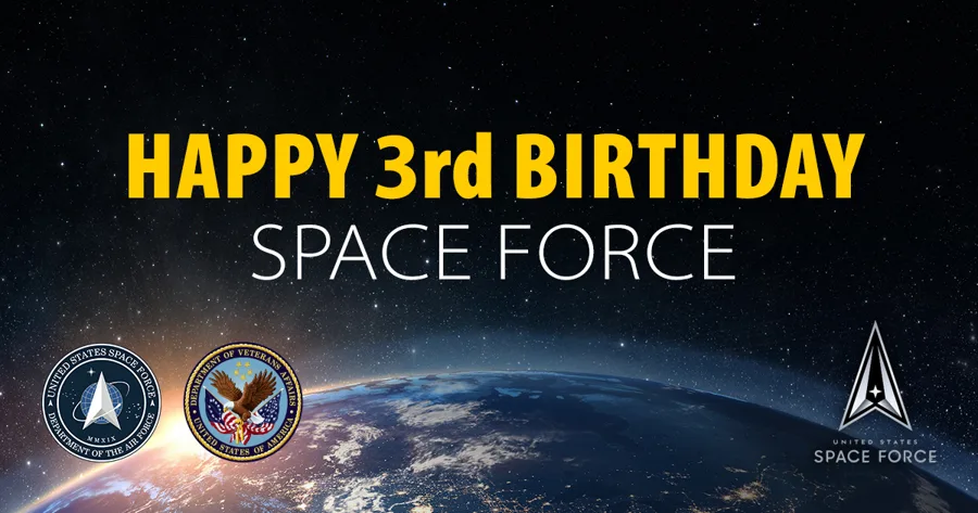 HAPPY BIRTHDAY SPACE FORCE VA Social media ad
