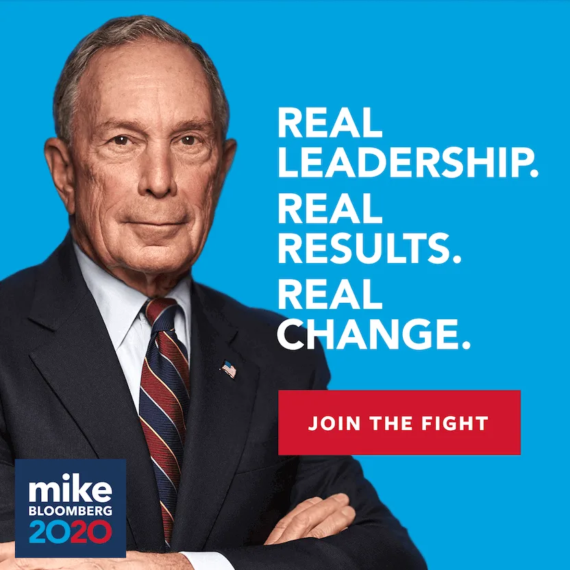 MIKE BLOOMBERG Animated Compaign Ad